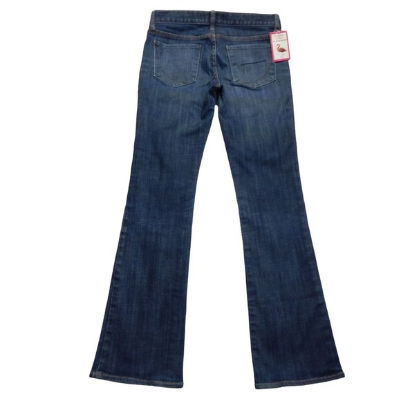 Paper Denim & Cloth Mid Rise Flare Dark Wash Jeans Women's Size 28 - Picture 2 of 9